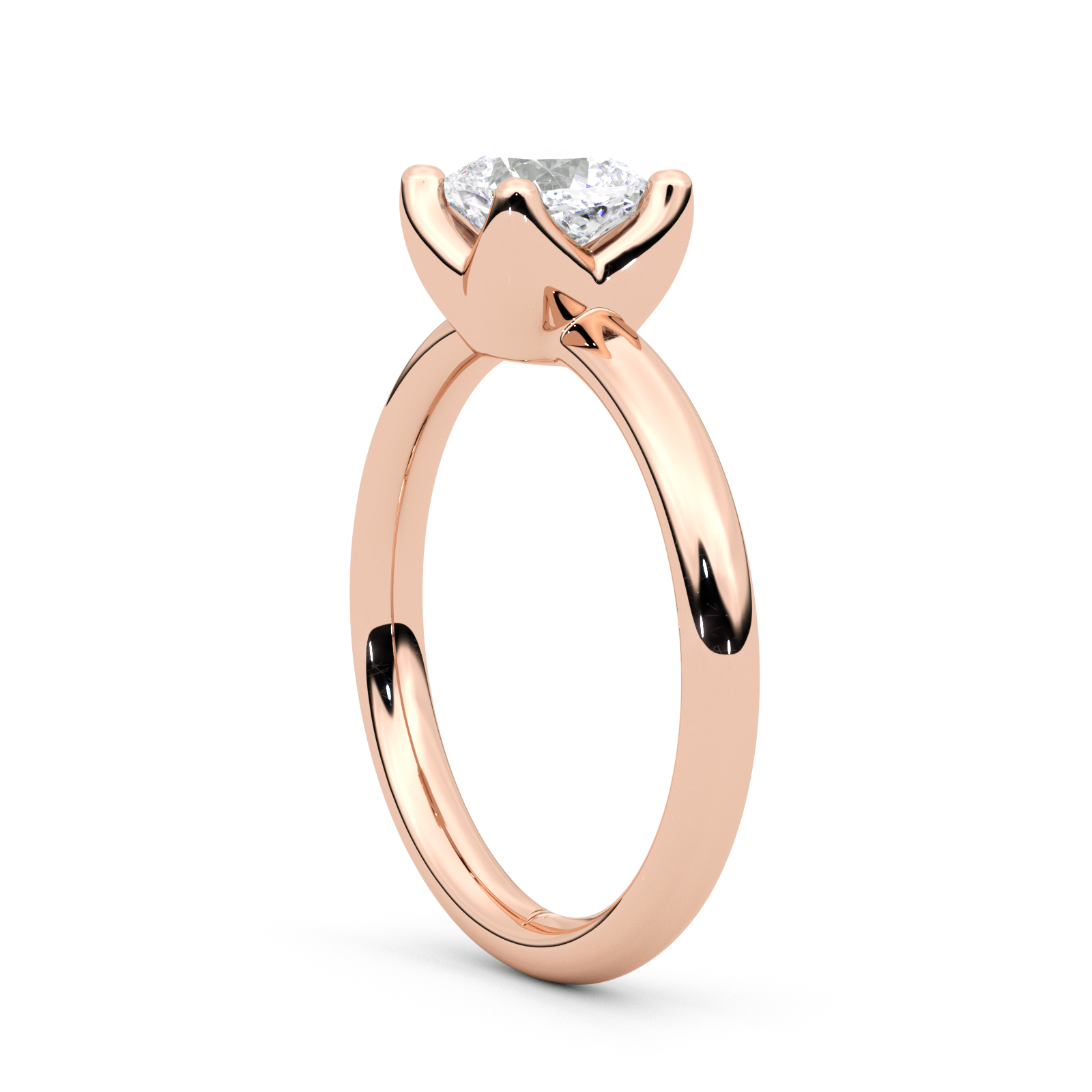 Diamond Ring 1.04 CT CUSHION VS1-H - Solid Gold