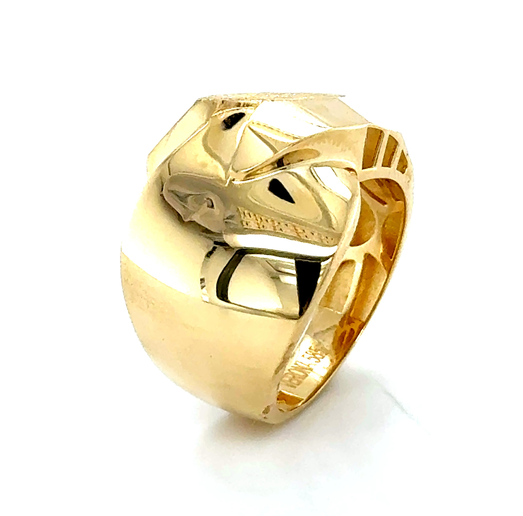 14K Yellow Gold Shine Ring