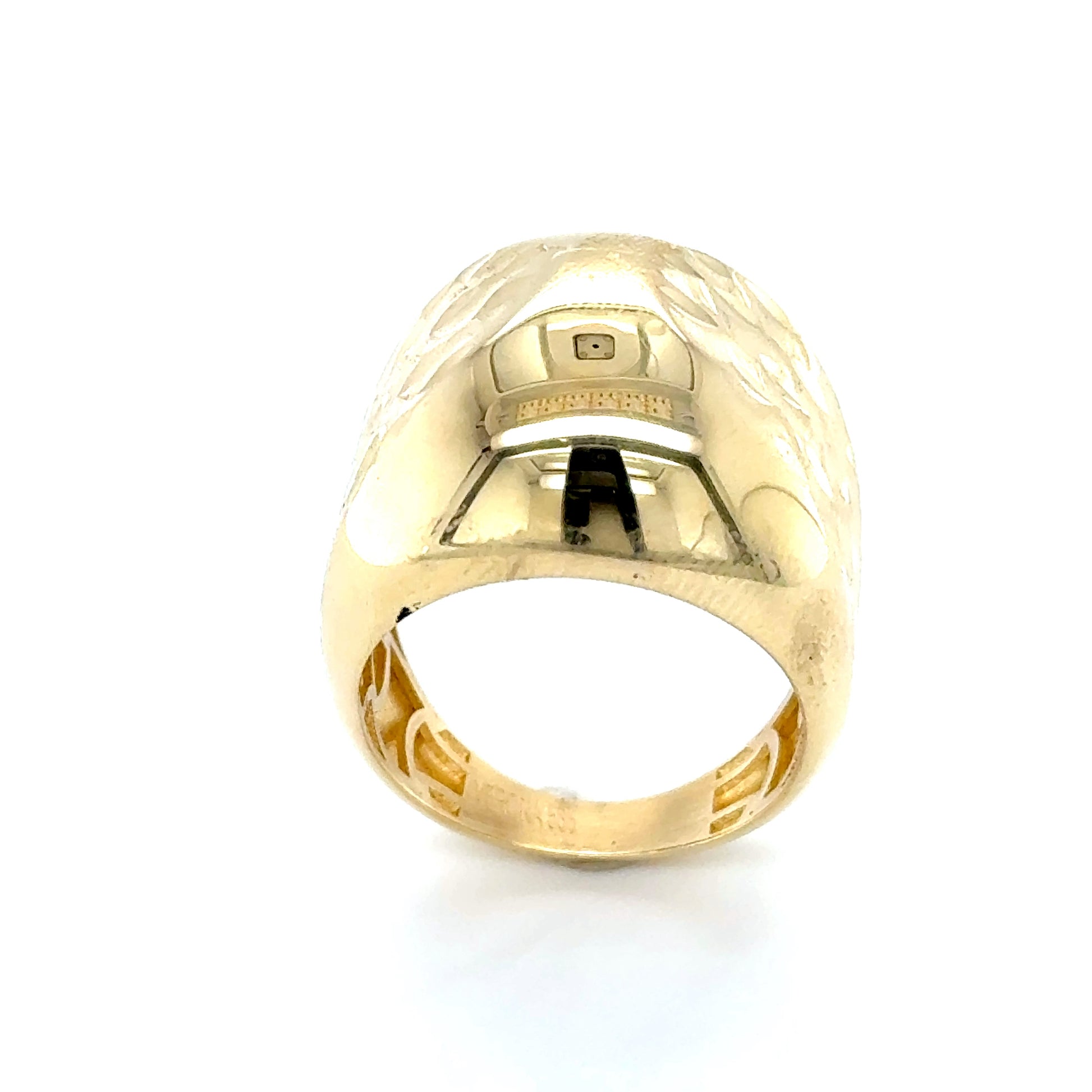 14K Yellow Gold London Ring