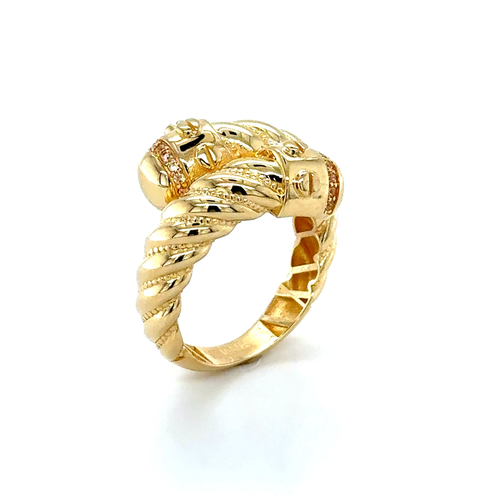 14K Yellow Gold Nudo Ring