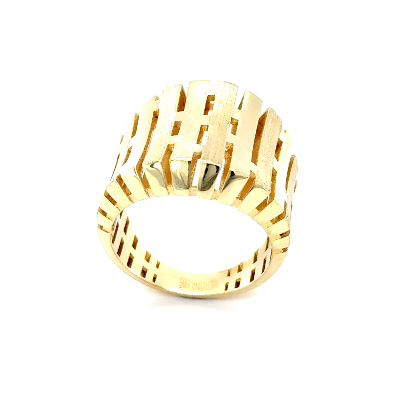 14K Gold Mesh Ring