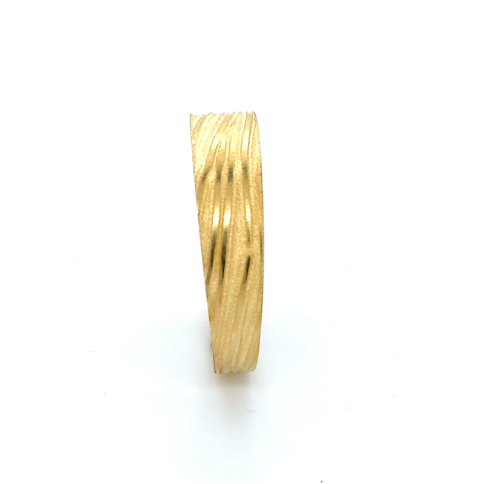 14K Gold Sand Ring