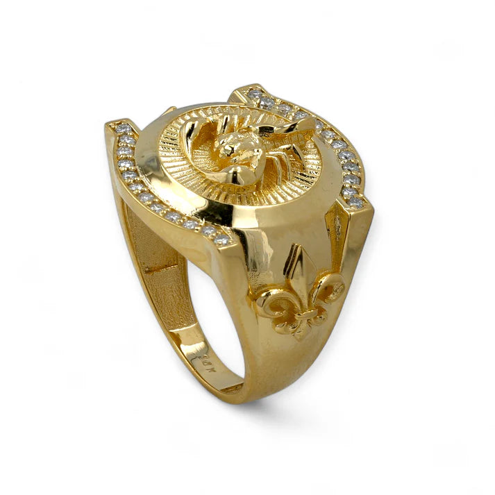 14K Gold Scorpion Ring