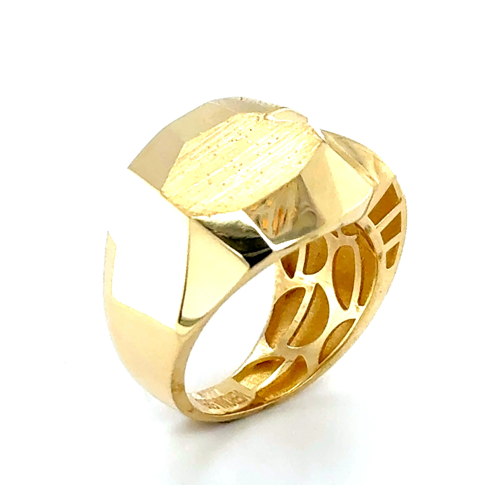 14K Yellow Gold Shine Ring