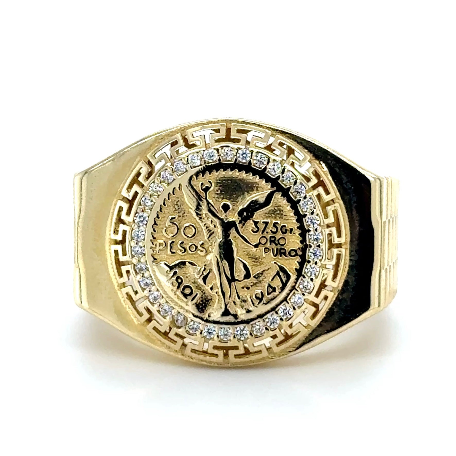14Kt Gold Centenario Ring