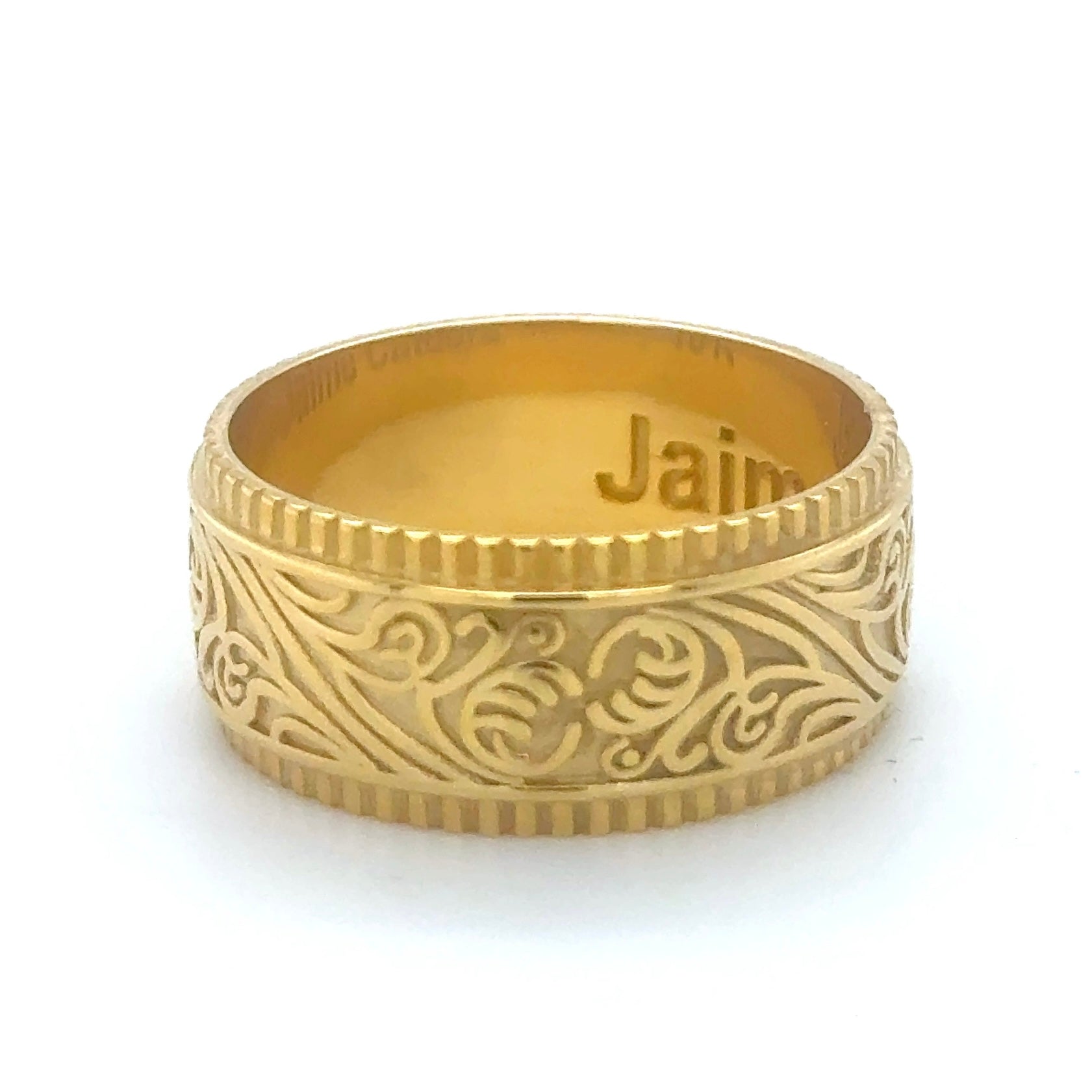 Solid Gold Custom Band Ring