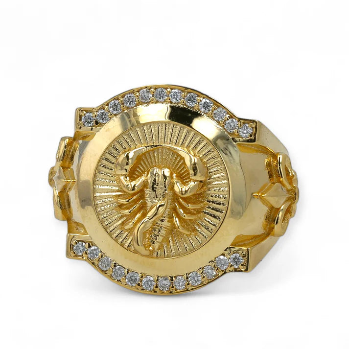 14K Gold Scorpion Ring
