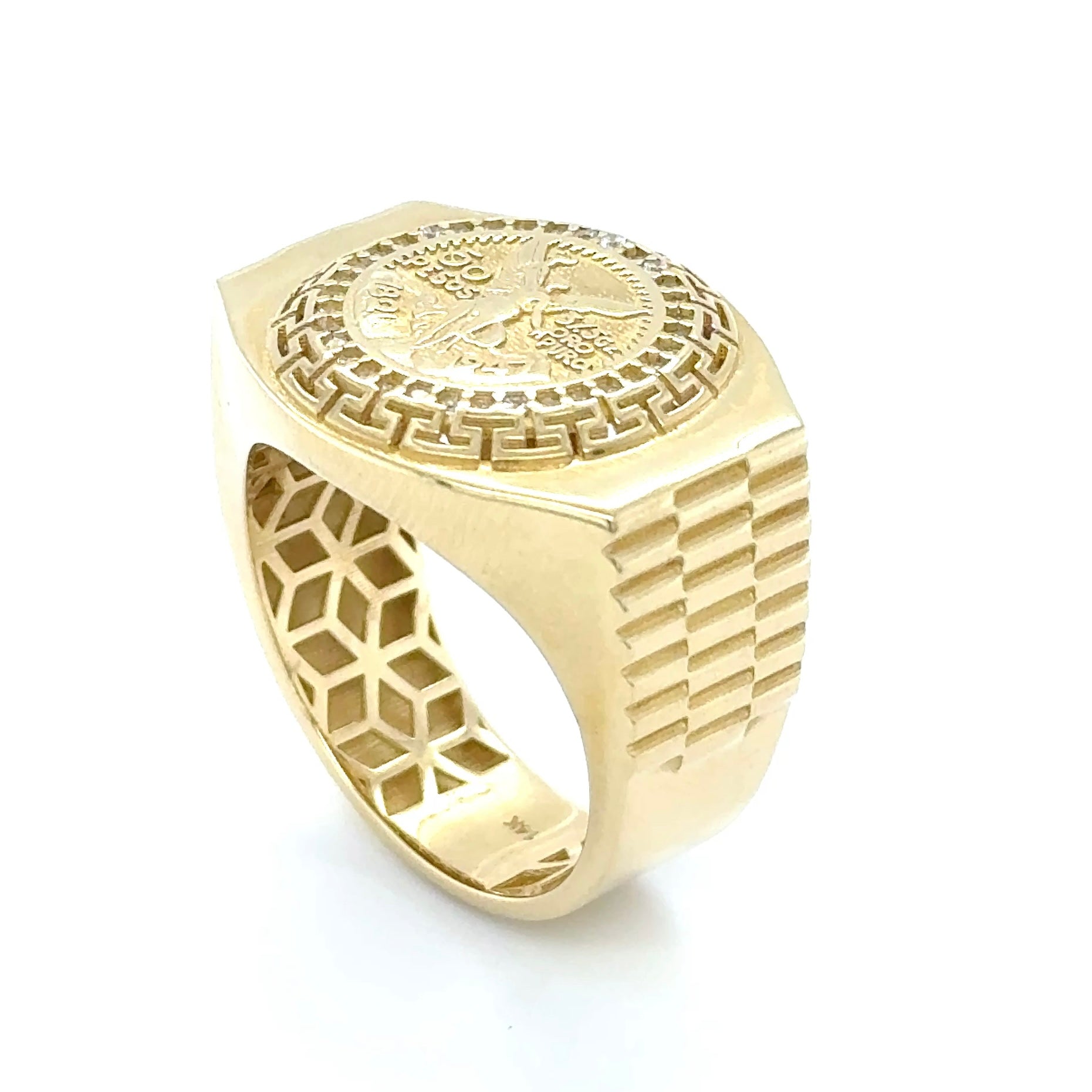 14Kt Gold Centenario Ring