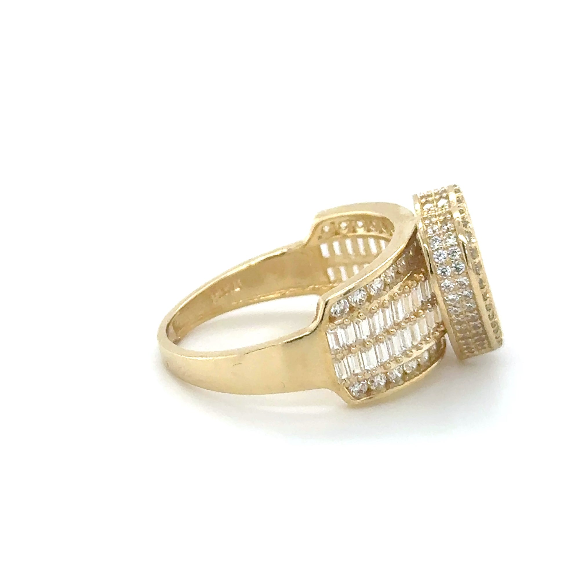 14K Gold Princess Heart m1 Ring