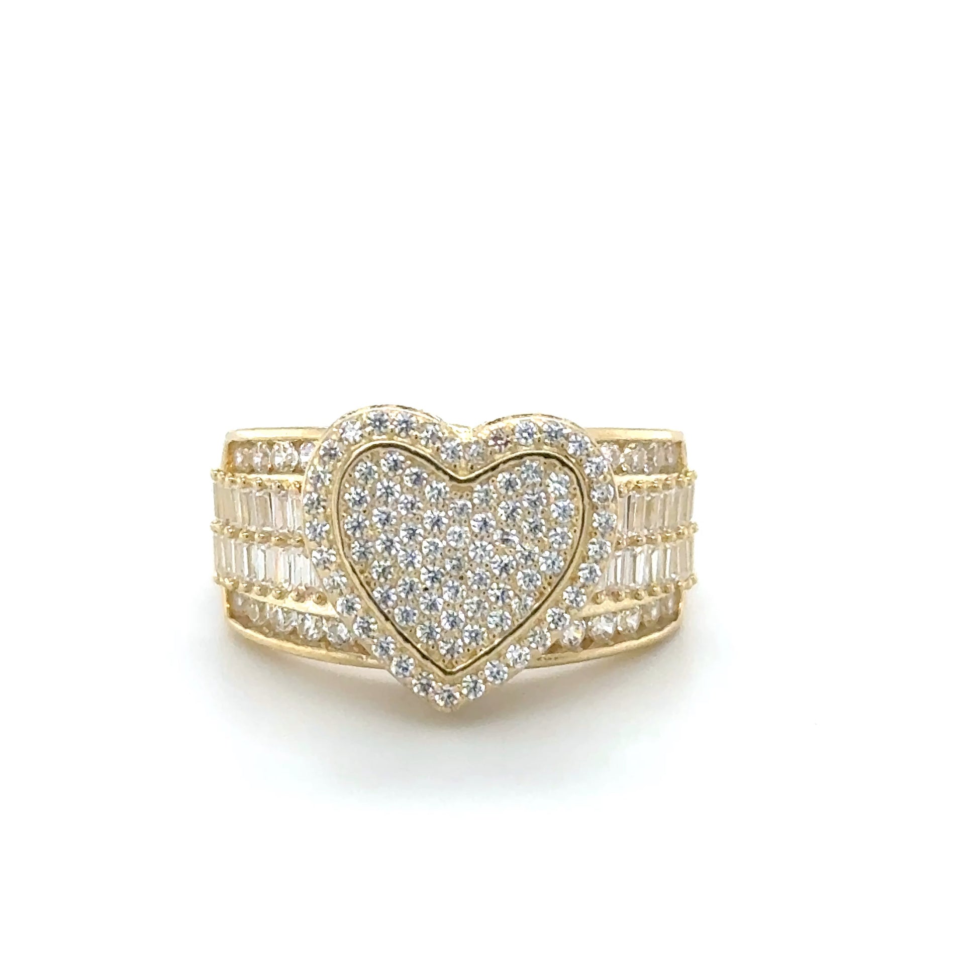 14K Gold Princess Heart m1 Ring