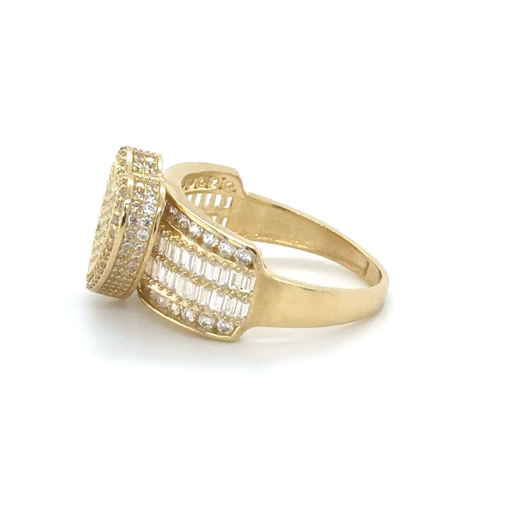 14K Gold Princess Heart m1 Ring