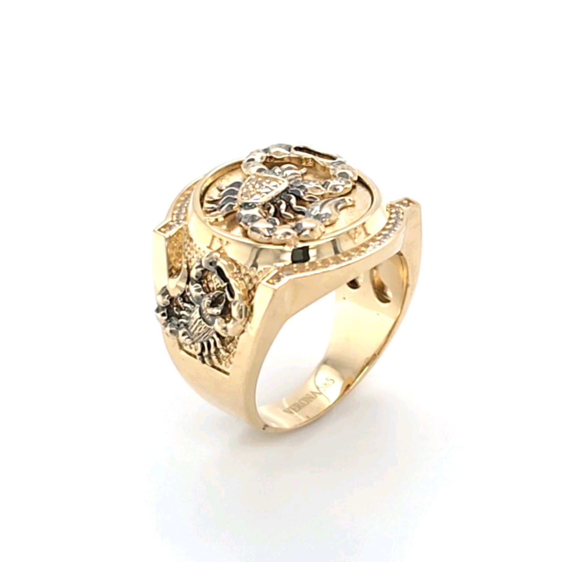 14K Solid Gold Scorpion Ring