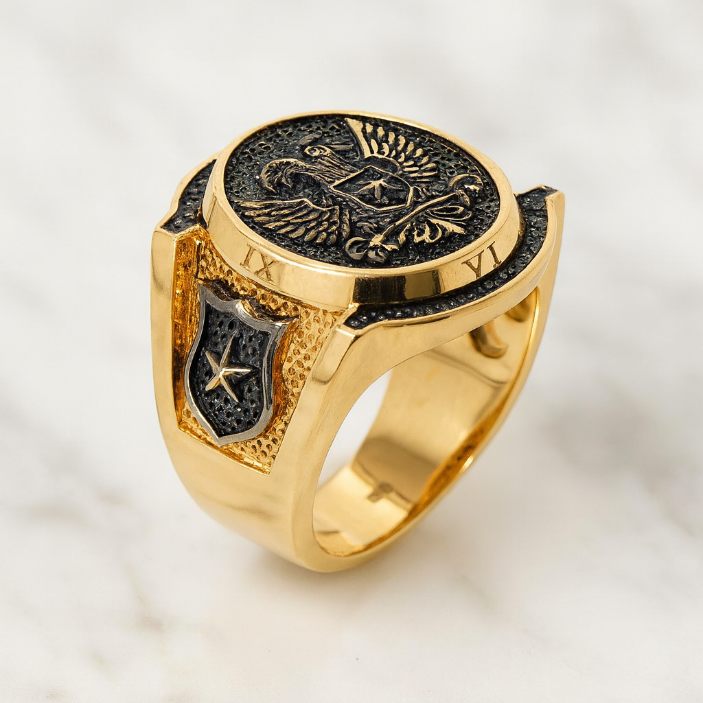 14Kt Gold Arezzo Ring