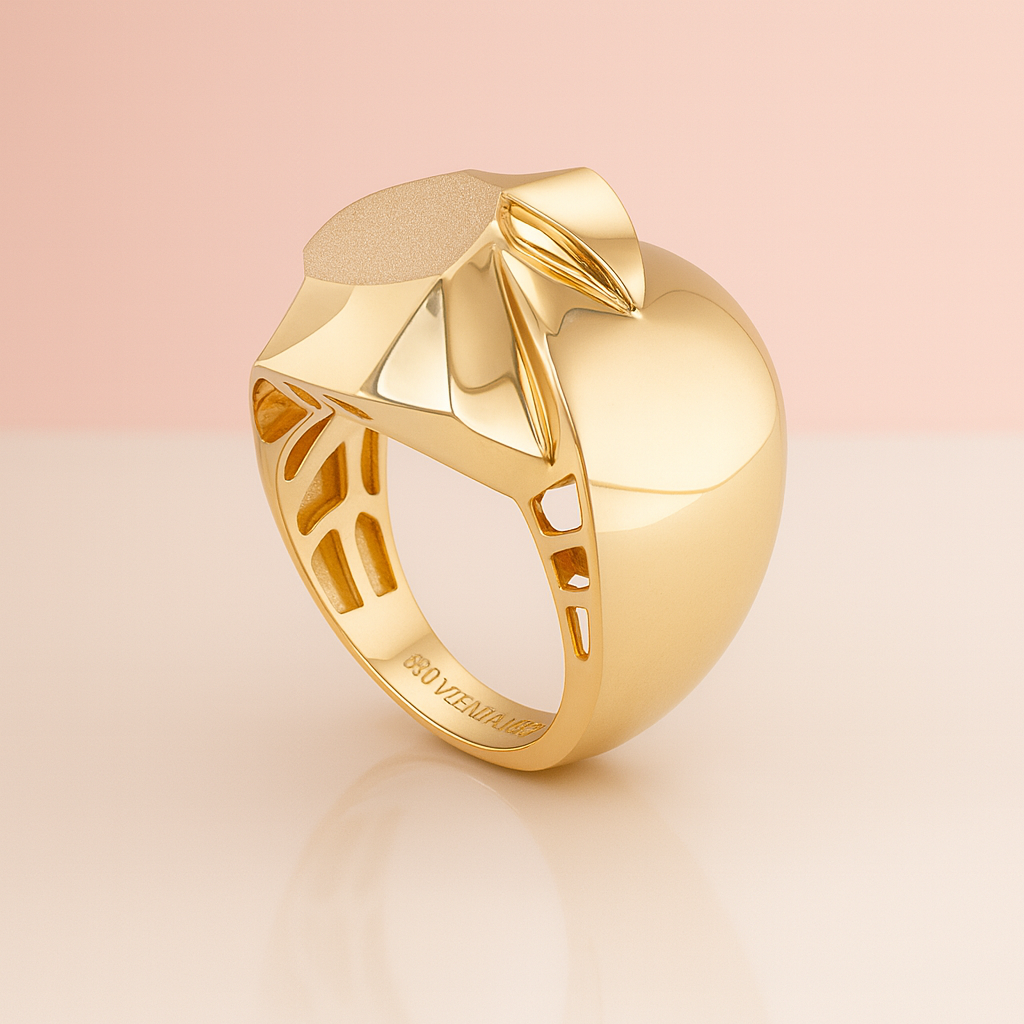 14K Yellow Gold Shine Ring