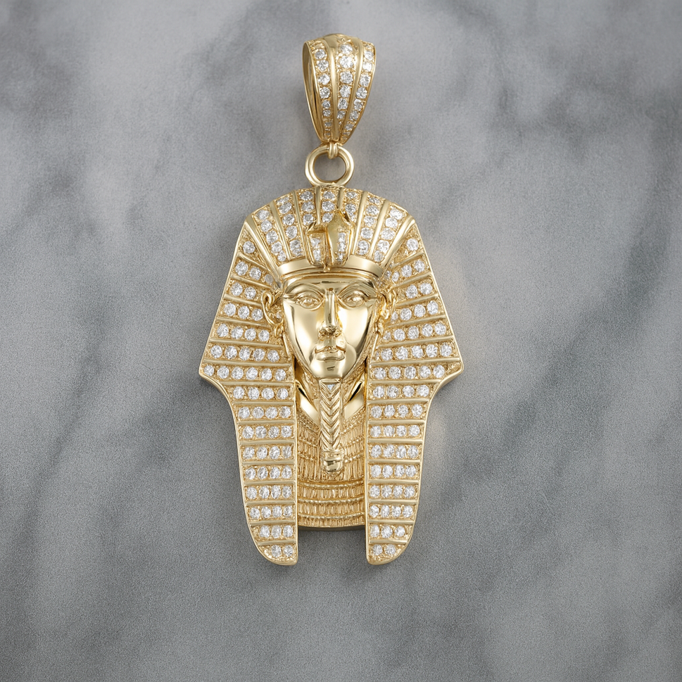 14K Gold Egyptian Pendant