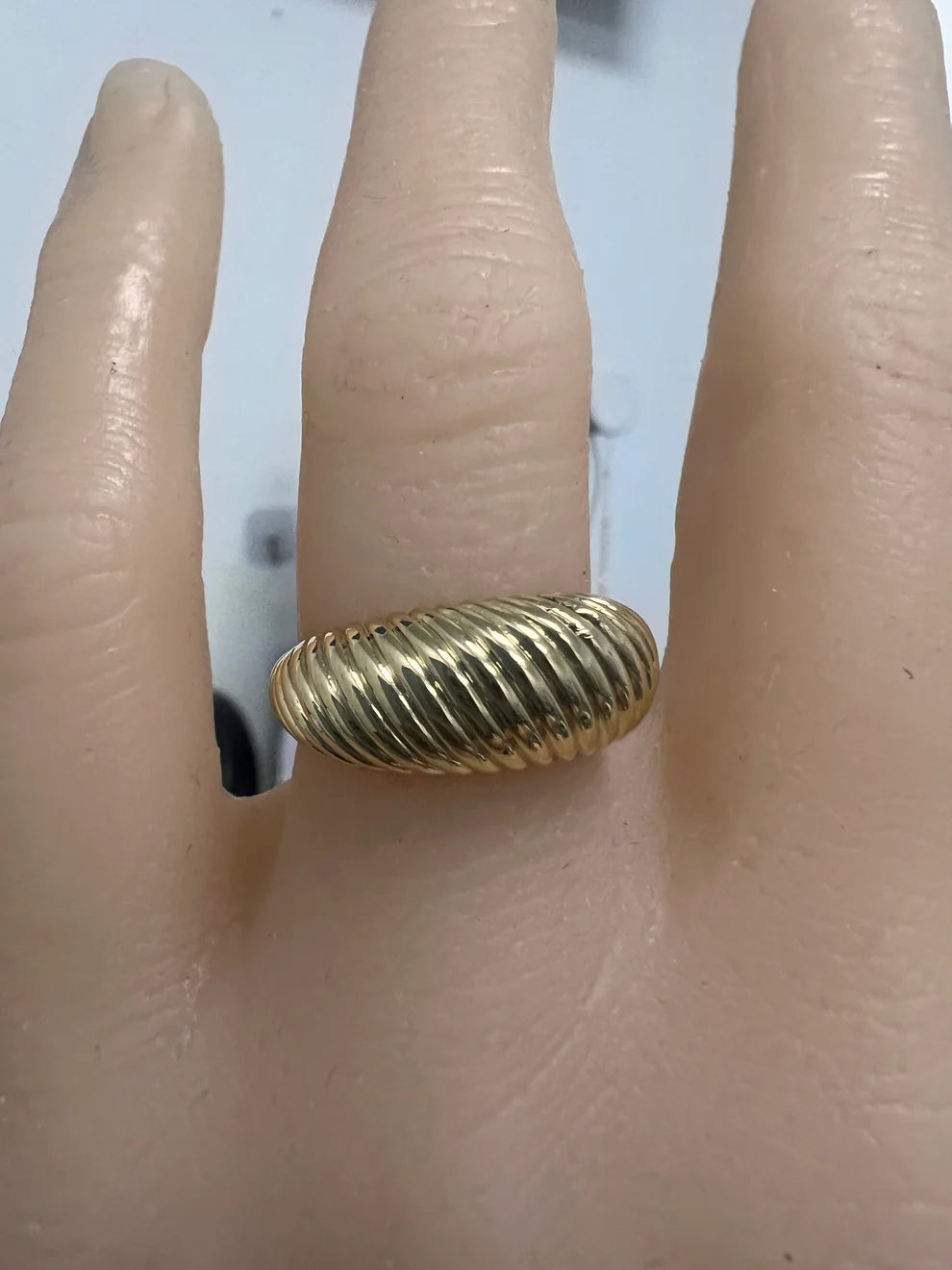 14K Gold Rope ring