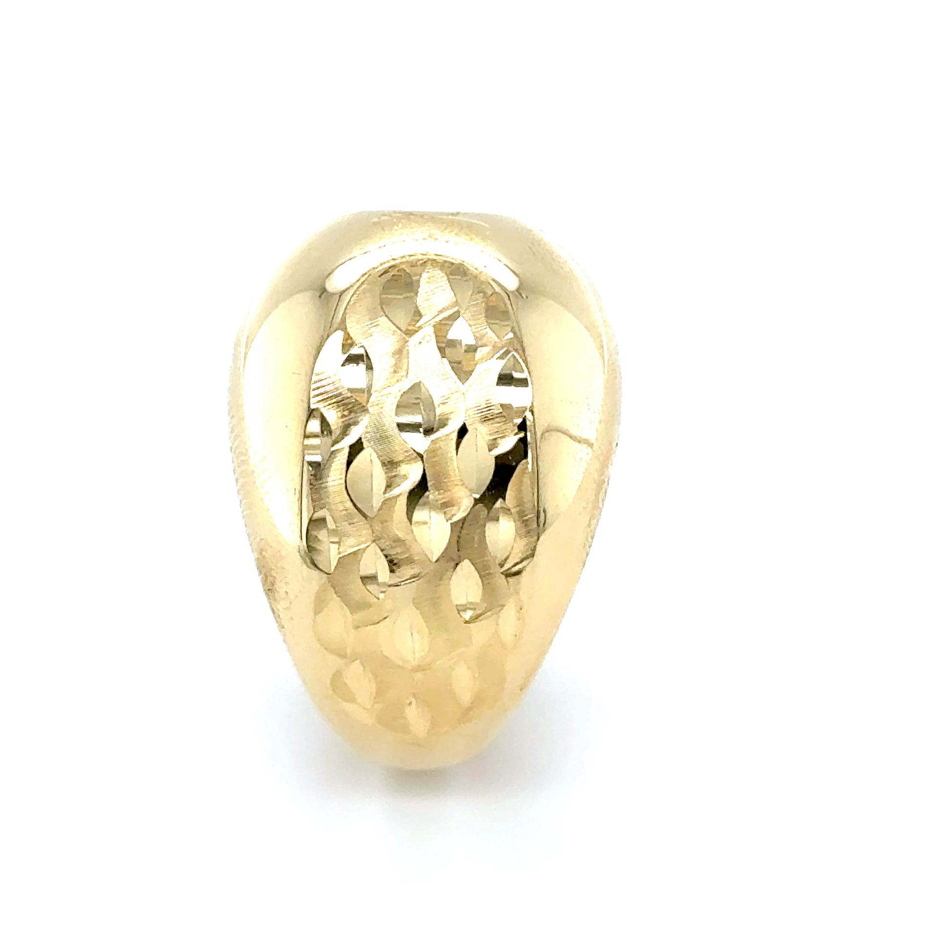 14K Yellow Gold London Ring