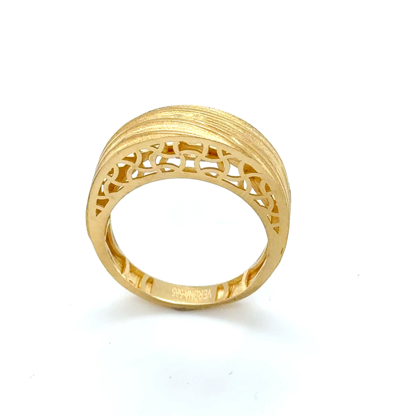 14K Gold Sand Ring