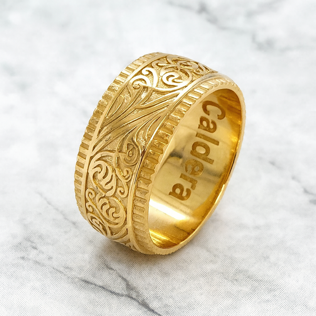 Solid Gold Custom Band Ring