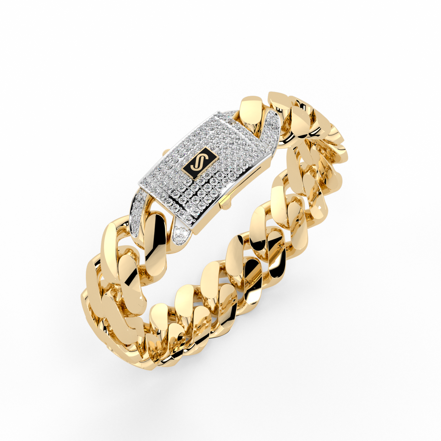 14k Yellow Gold Monaco Bracelet