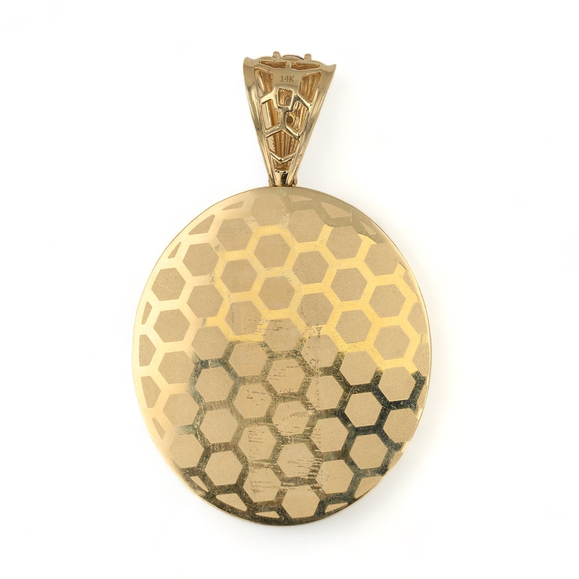 14Kt Gold Caridad Medal