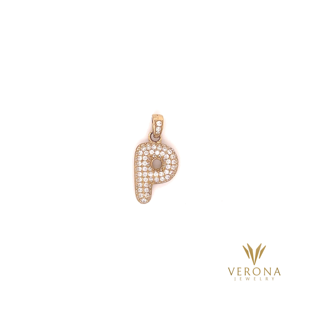 10Kt Gold Letter Pendant