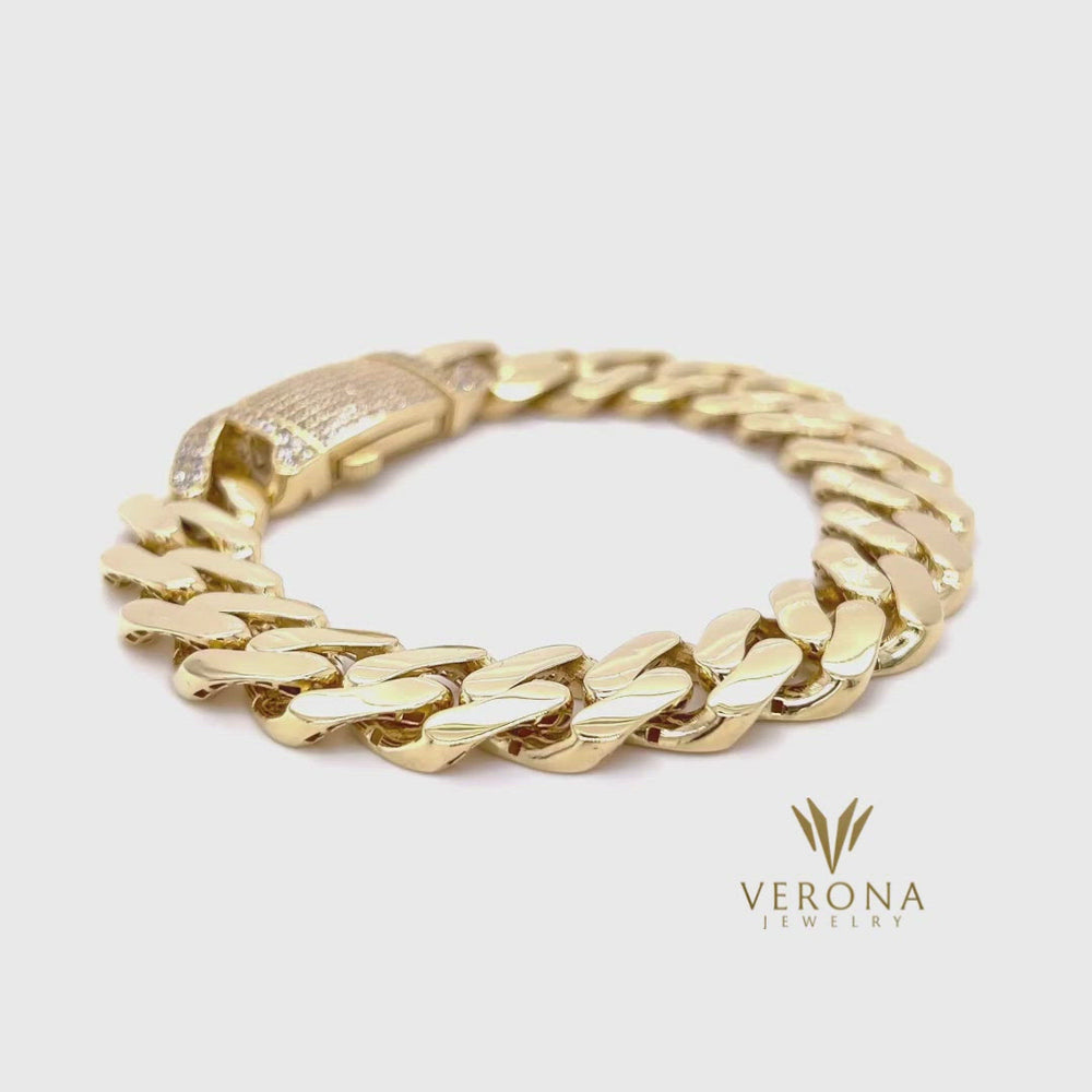 
                  
                    Load and play video in Gallery viewer, 10Kt Gold Ittallo Bracelet
                  
                