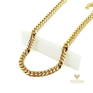 
                  
                    14Kt Gold Solid Cuban 8mm x 22inch Chain
                  
                