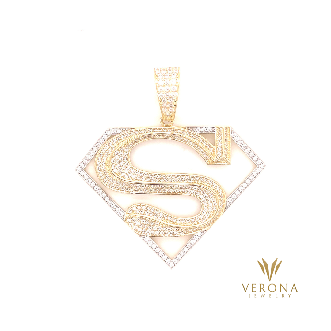 10Kt Gold SS Pendant