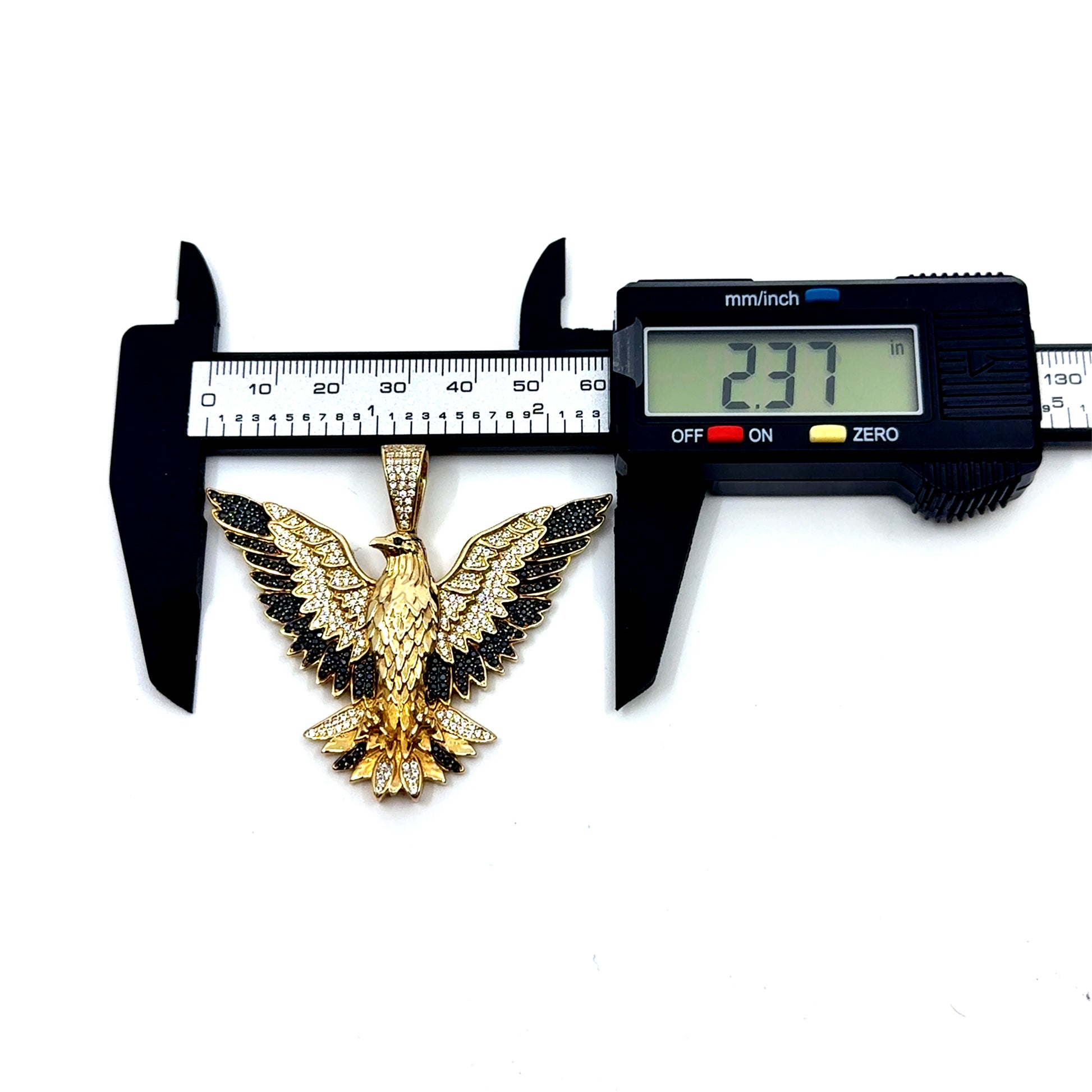 Solid Gold Eagle Pendant