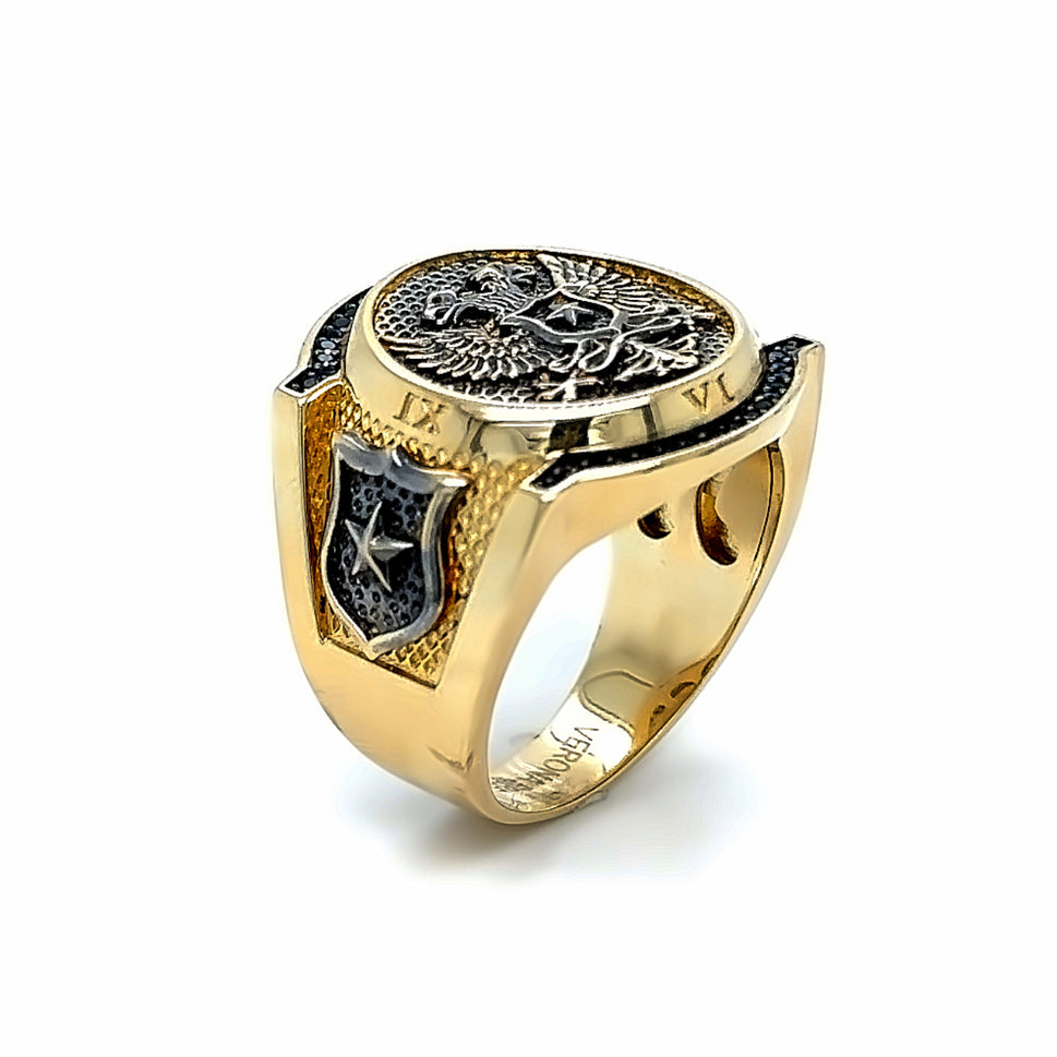 14Kt Gold Arezzo Ring