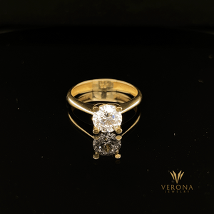 
                  
                    10Kt Gold Solitaire Ring
                  
                