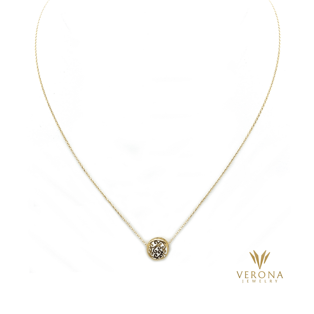 14Kt Gold Prisma White Set