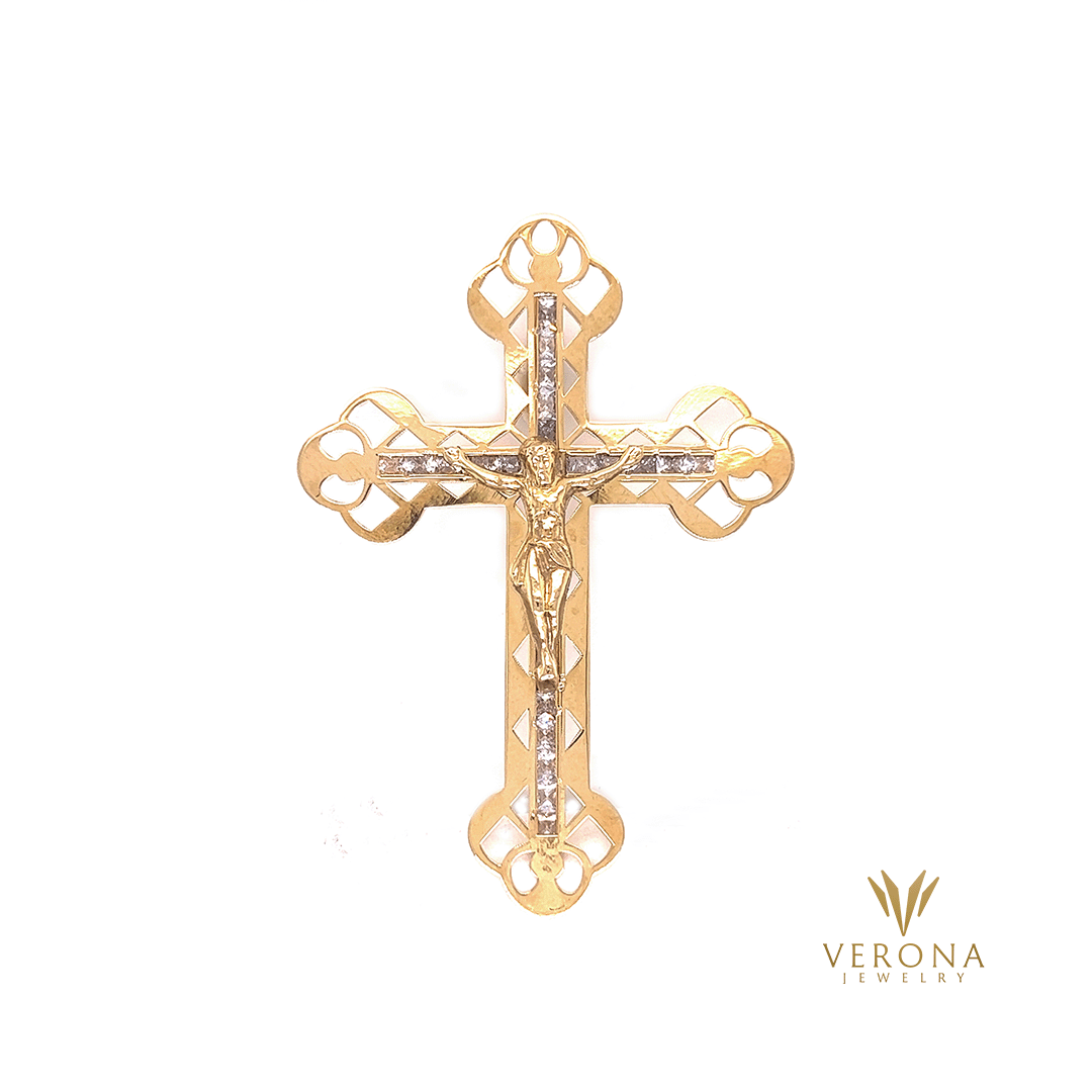 10Kt Gold Cross Pendant