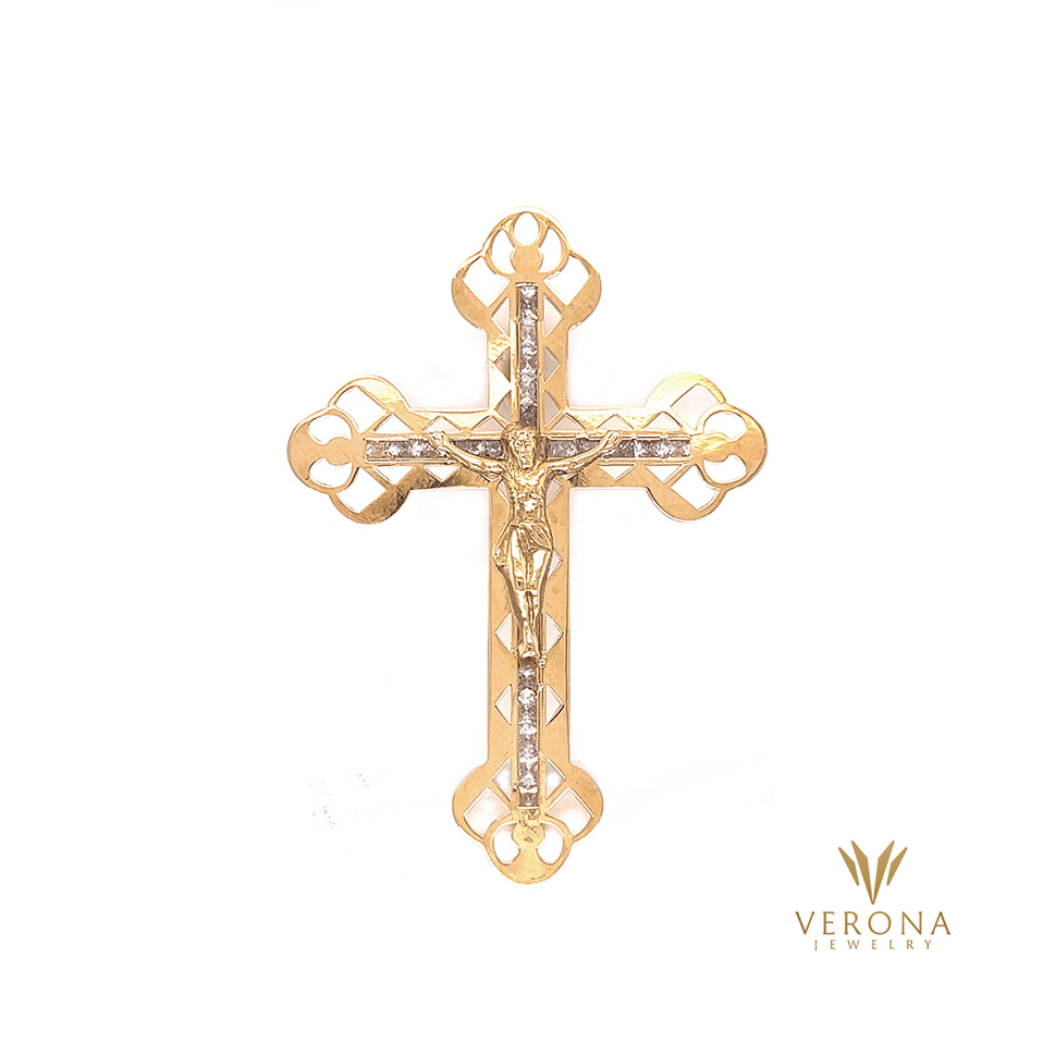 10Kt Gold Cross Pendant