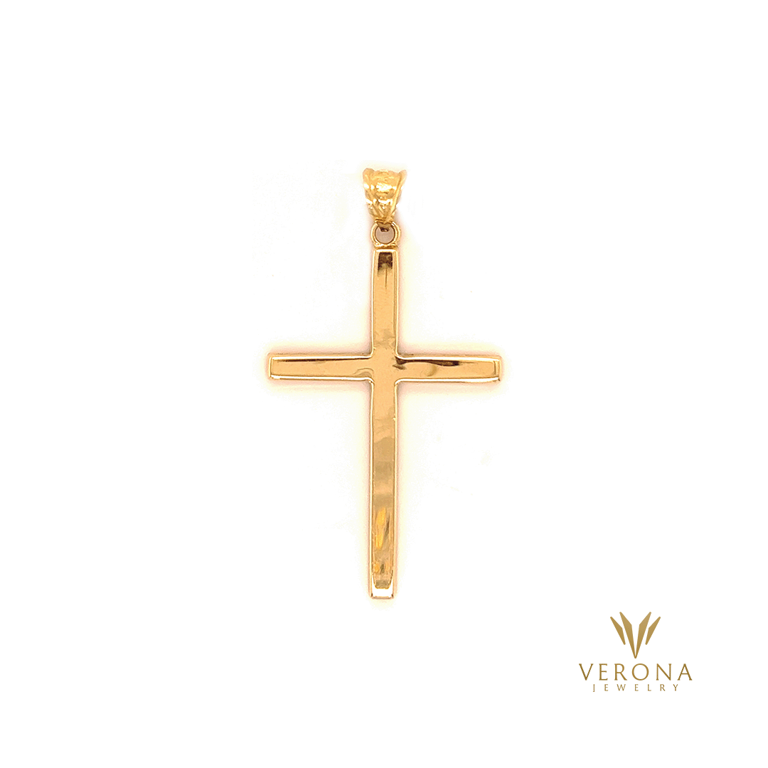 10Kt Gold Cross Lisa Pendant