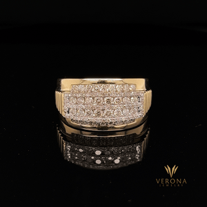 
                  
                    10Kt Gold and Diamonds Band Yg Ring
                  
                