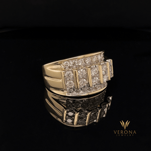 
                  
                    10Kt Gold and Diamonds Shred Yg Ring
                  
                