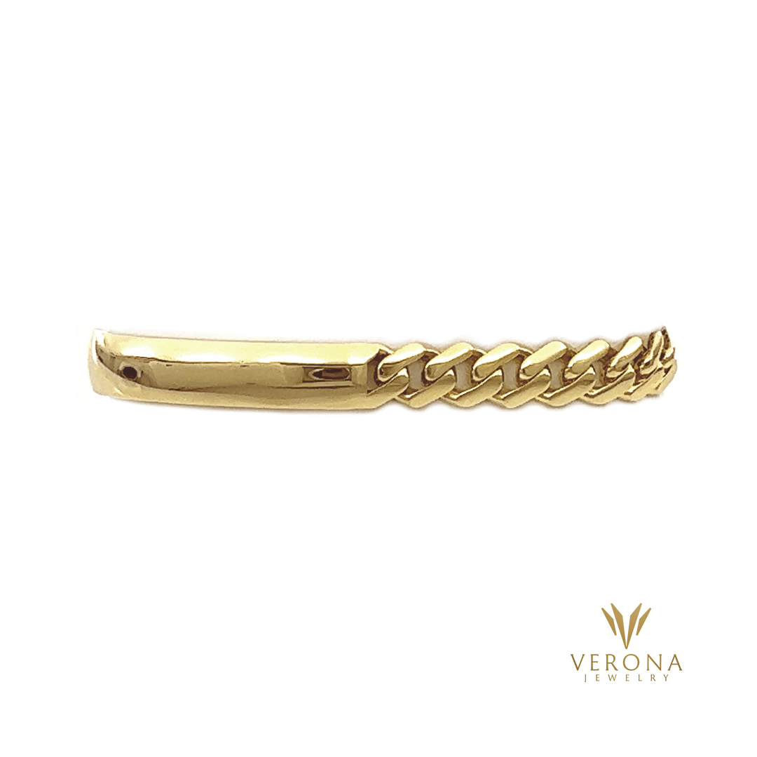 14Kt Gold Monaco Cl Bracelet