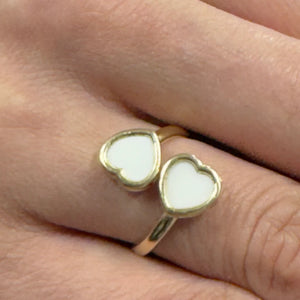 
                  
                    14K Gold Two Heart Ring
                  
                