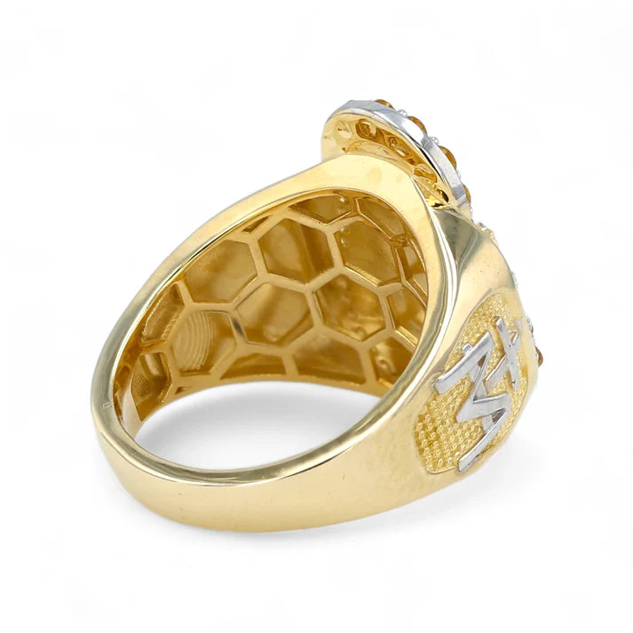 14Kt Gold Virgin Caridad Ring