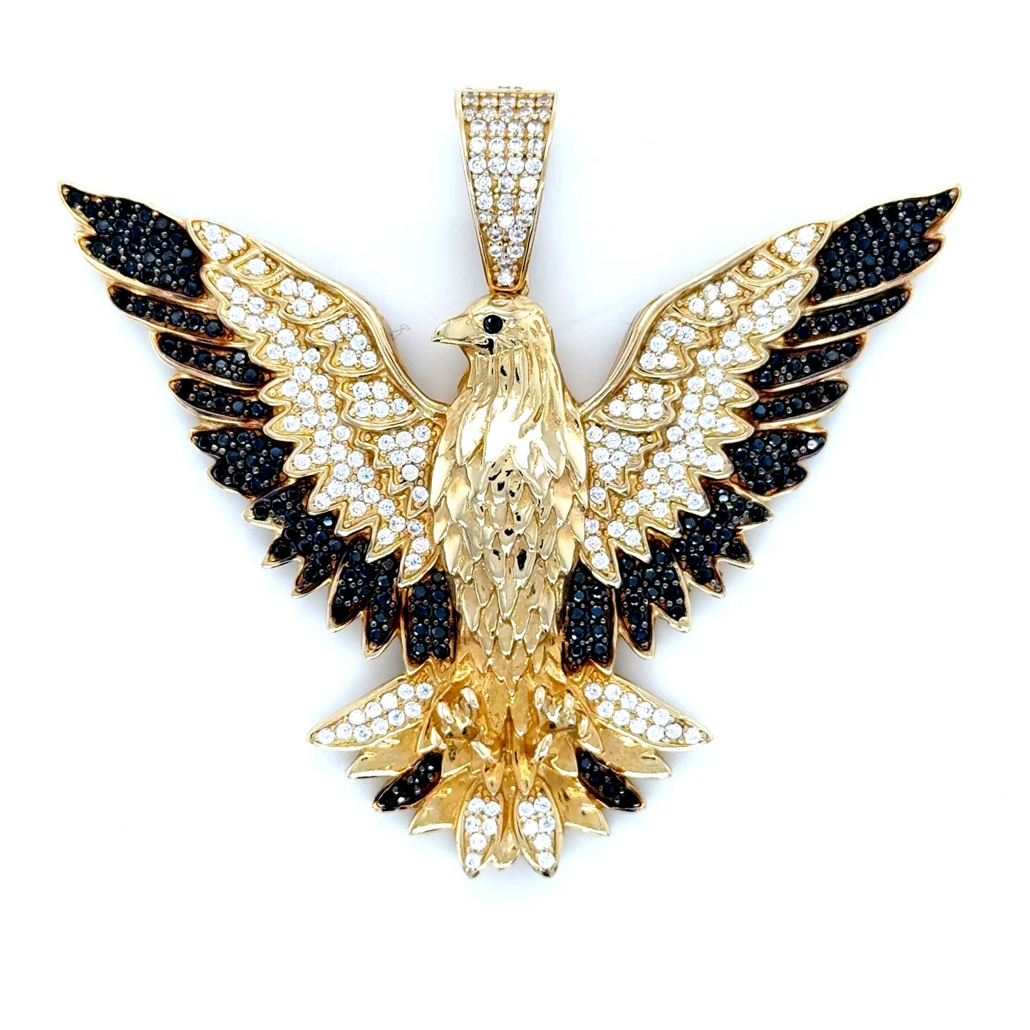 Solid Gold Eagle Pendant