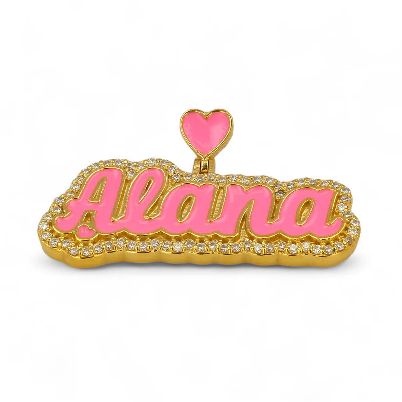 
                  
                    14K Gold Pendant With Personalized Name
                  
                