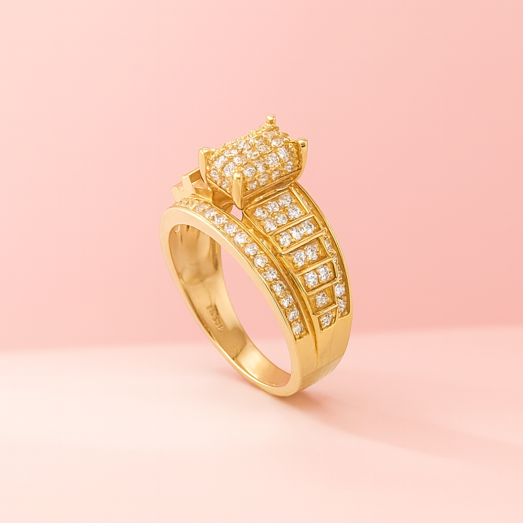 14K Gold Princess m3 Ring