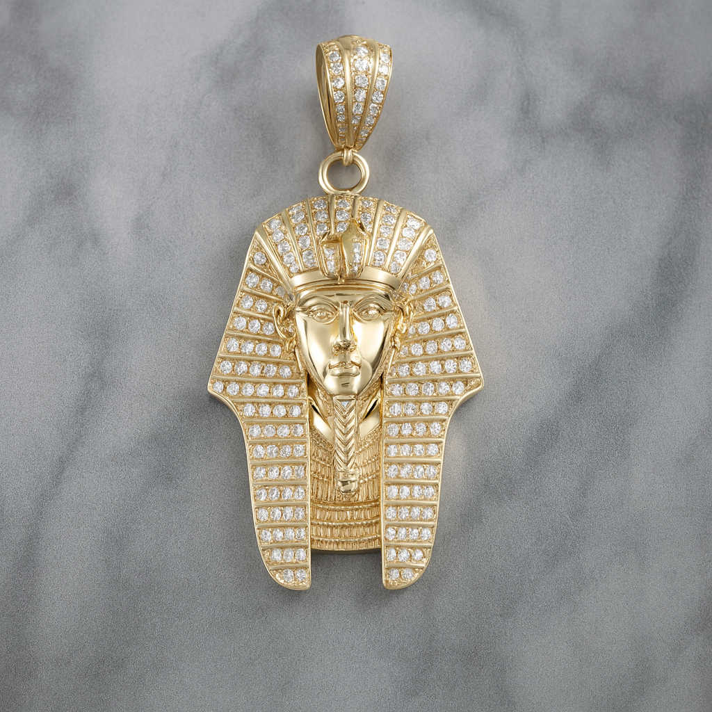 14K Gold Egyptian Pendant
