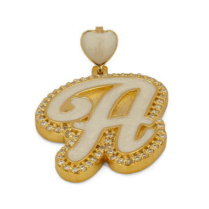 
                  
                    14K Gold letter pendant
                  
                