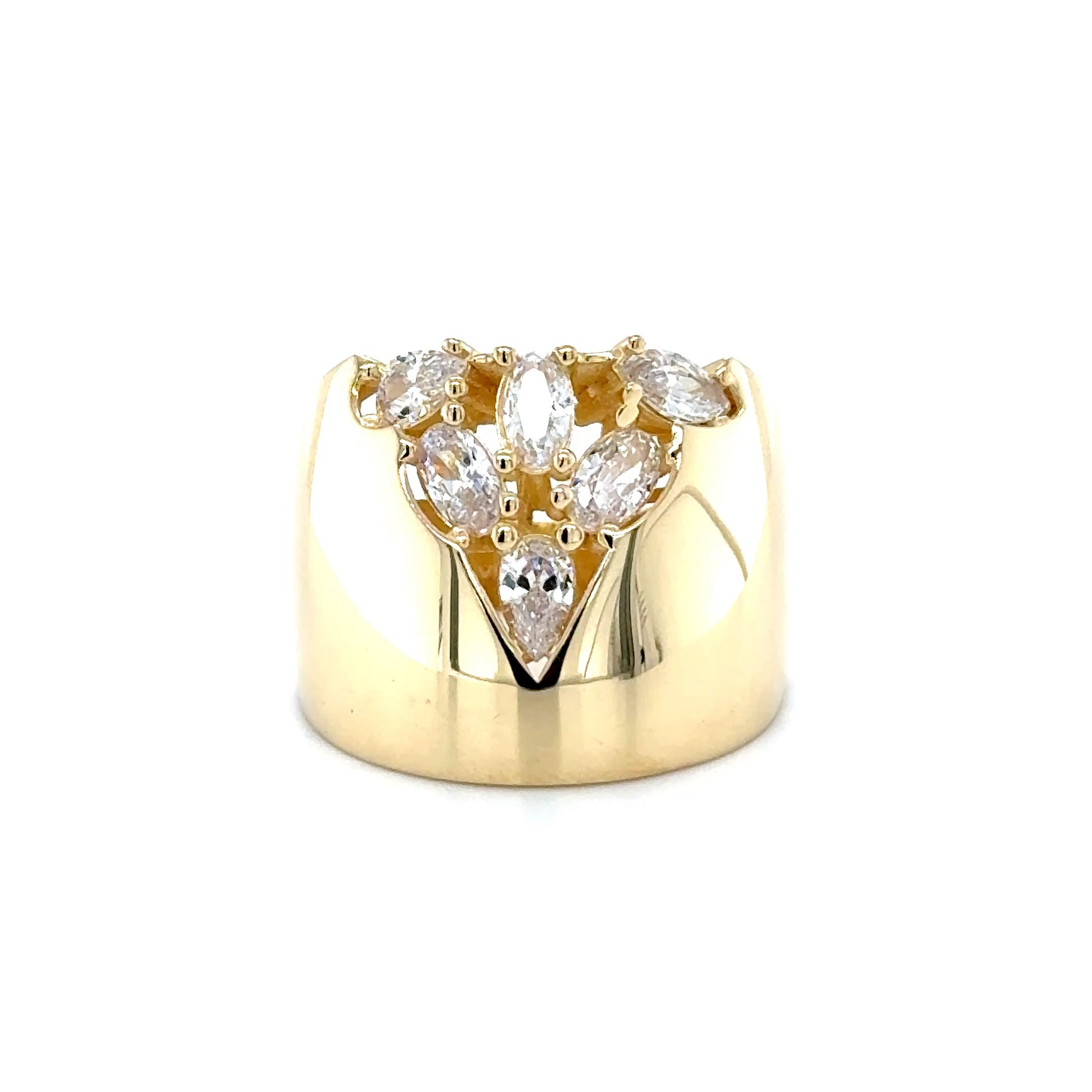 14K Gold Marquis Ring