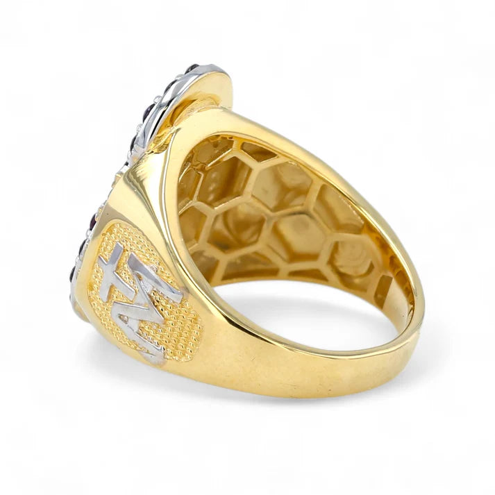 14Kt Gold Saint Lazarus Ring