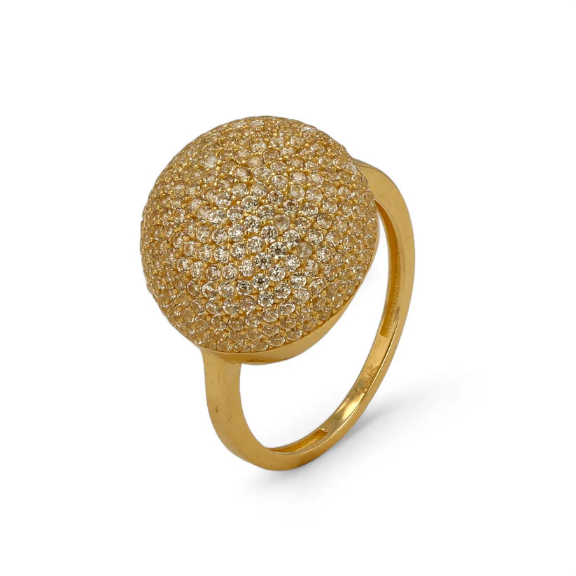 14K Gold Dome Ring