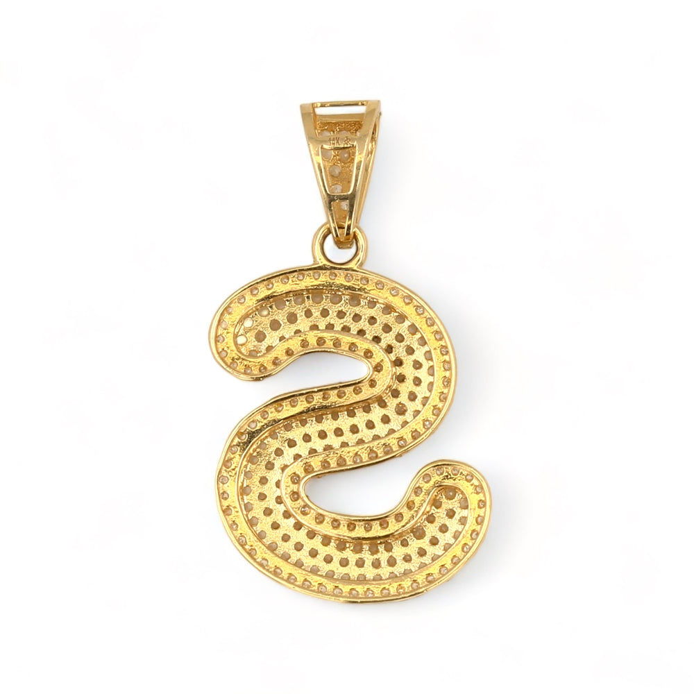 
                  
                    14K Yellow gold S pendant
                  
                